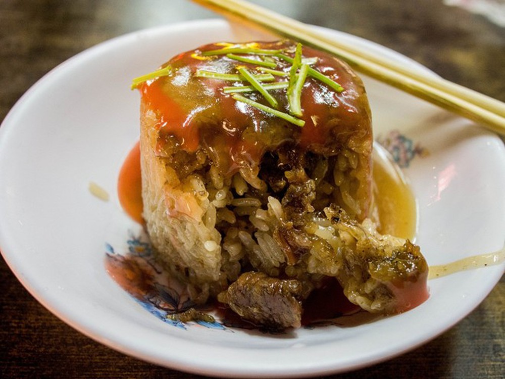 Pudding gạo ống tre