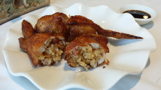 Cánh gà bó xôi